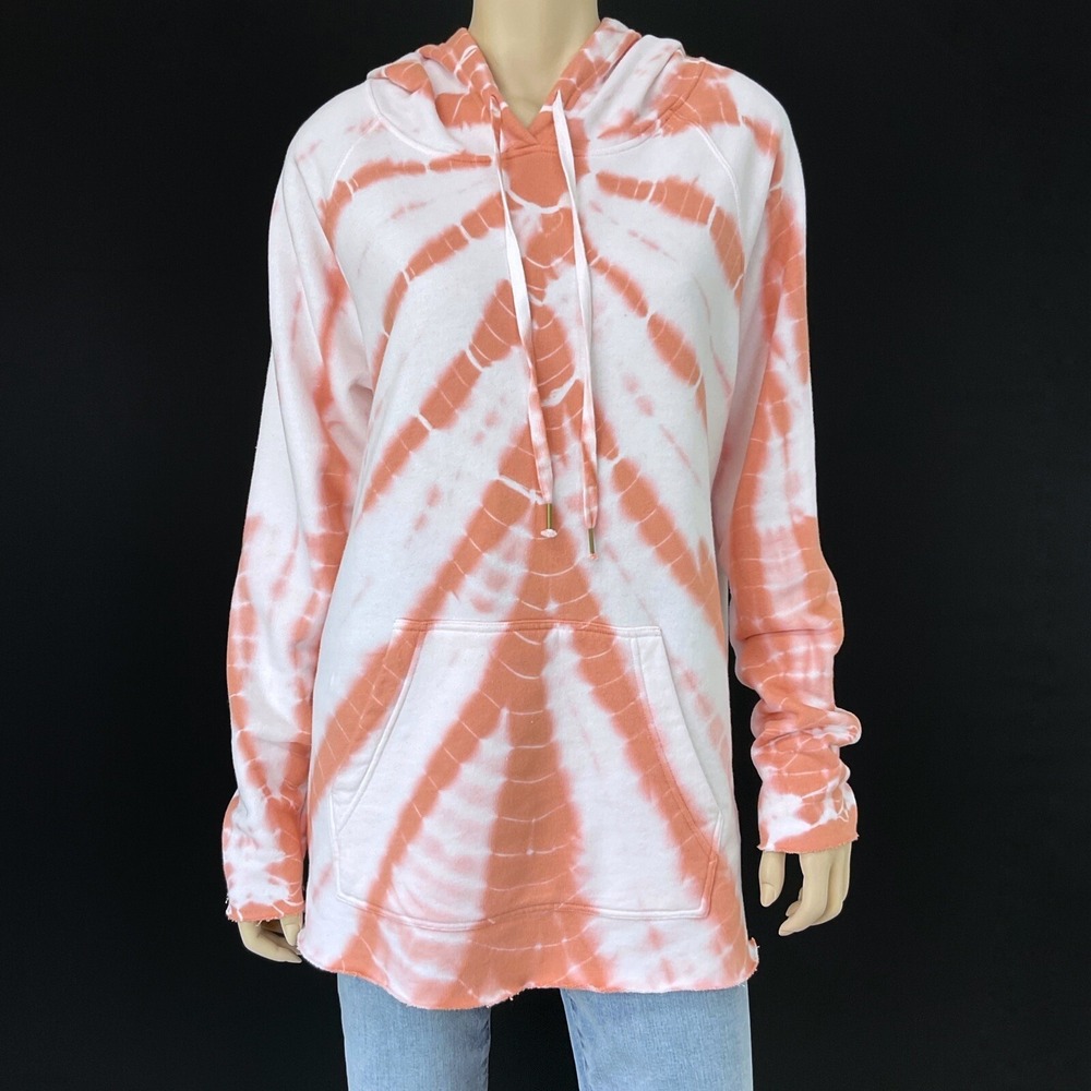 Young Fabulous & Broke Sweatshirt Women Medium Multicolor Tie Dye Hoodie NWT